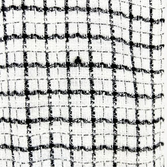 ZARA Tweed Pinafore Ruffle Hem Mini Dress XS - Picture 5 of 8